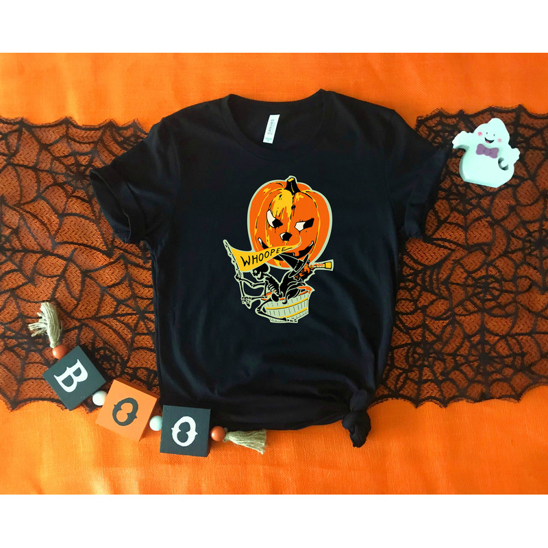 Halloween Pumpkin Shirt, Halloween Skeleton Shirt, Horror Shirt, Halloween Costume, Funny Halloween Gift, Halloween Party, Spooky Season Tee - 6.jpg