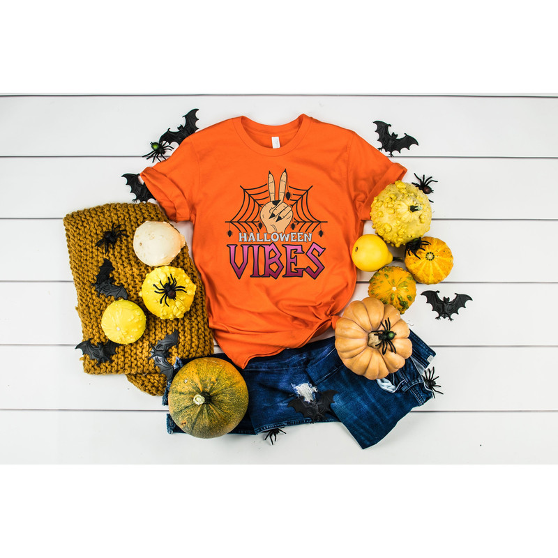 Halloween Vibes Shirt, Halloween Shirt, Horror Shirt, Halloween Costume, Funny Halloween Gift, Halloween Party Shirt, Spooky Season Tee - 4.jpg