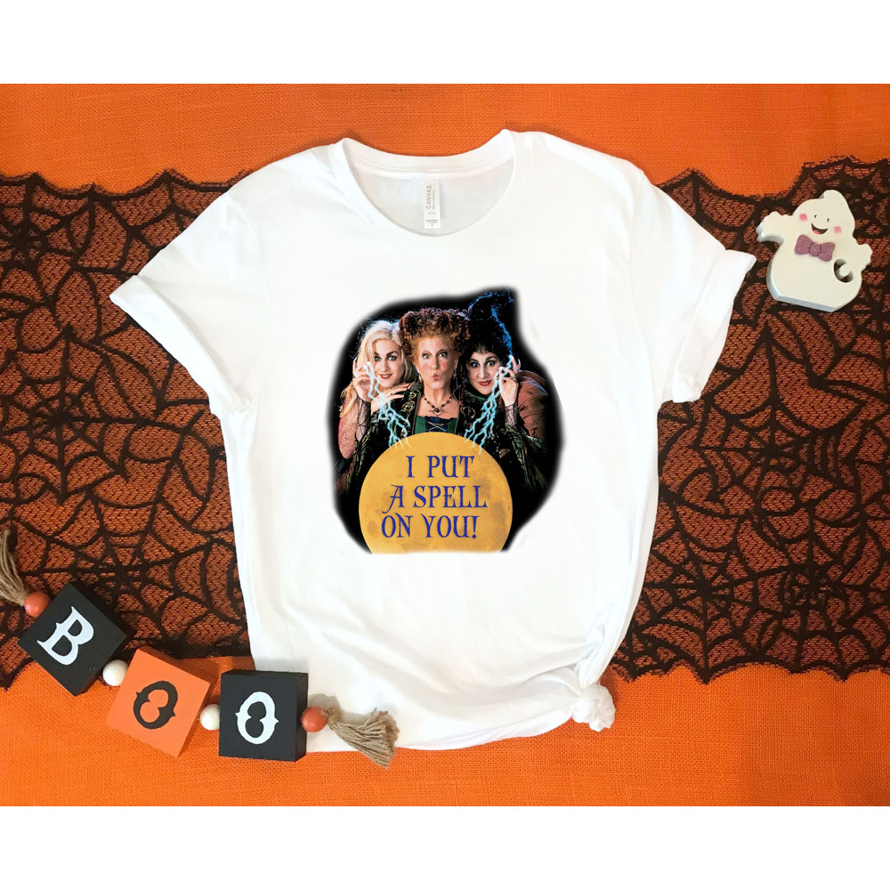 Sanderson Sisters Shirt, Vintage Halloween Shirt, Halloween Shirt, Just A Bunch Of Shirt, I Can Smell Children, Women's Halloween Tee - 2.jpg