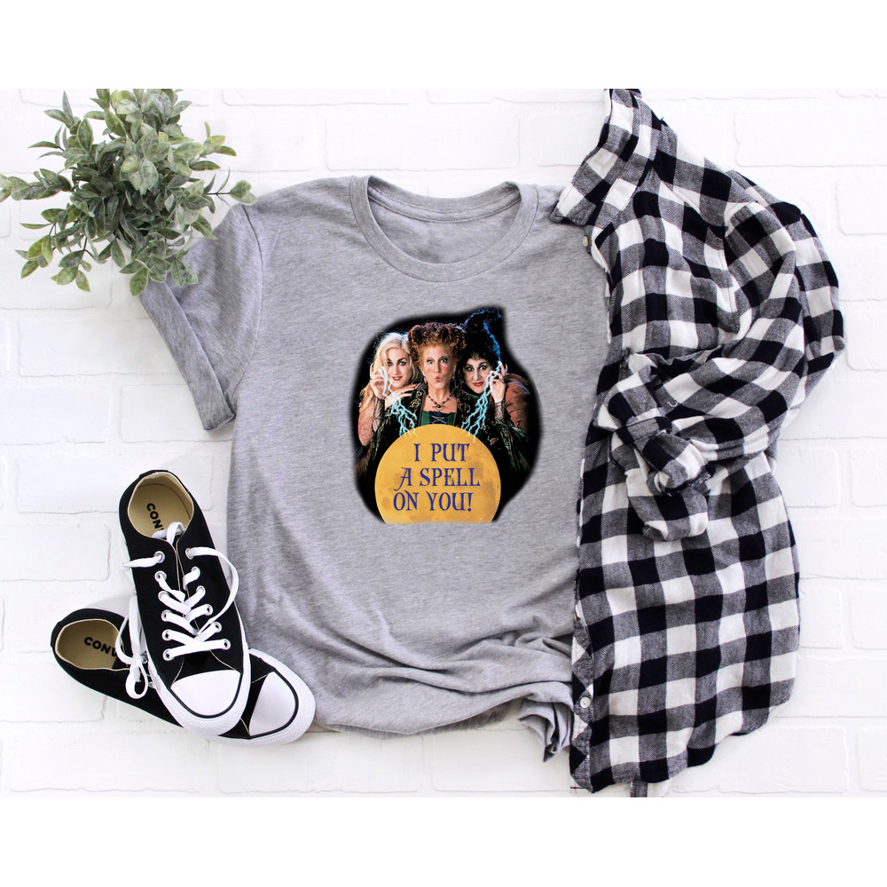 Sanderson Sisters Shirt, Vintage Halloween Shirt, Halloween Shirt, Just A Bunch Of Shirt, I Can Smell Children, Women's Halloween Tee - 3.jpg