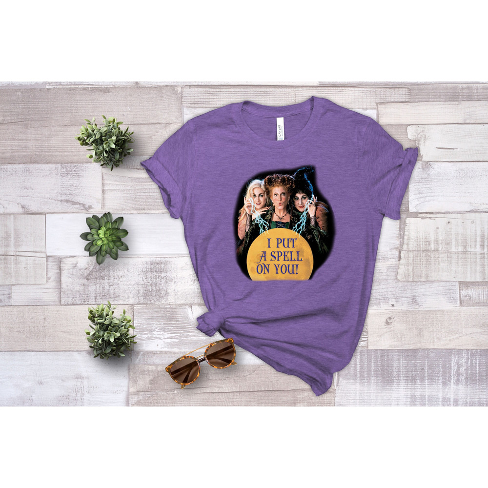 Sanderson Sisters Shirt, Vintage Halloween Shirt, Halloween Shirt, Just A Bunch Of Shirt, I Can Smell Children, Women's Halloween Tee - 4.jpg