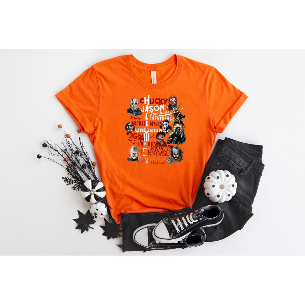 Scary Movie Character Shirt, Halloween Shirt, Horror Shirt, Halloween Costume, Funny Halloween Gift, Halloween Party Shirt,Spooky Season Tee - 7.jpg