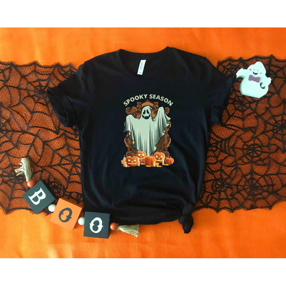 Spooky Season Shirt, Halloween Family Shirt, Halloween Party Shirt, Halloween T-shirt, Halloween Matching Shirt, Halloween Women - 1.jpg