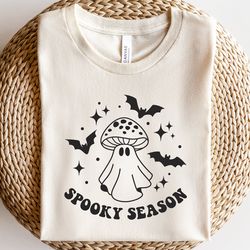 ghost shirt, spooky season shirt, magic mushroom shirt, bat shirt, halloween shirt shirt, halloween quote shirt, creepy
