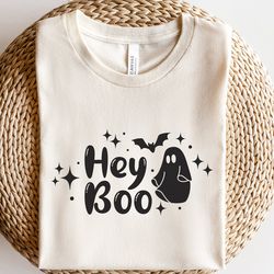 hey boo shirt, ghost shirt, bat shirt, spooky vibes shirt, retro halloween shirt shirt, halloween quote shirt, spooky se