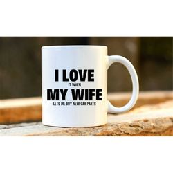 mechanic gifts. car lover gift. mechanic presents men. gifts for him. gifts for men. i love my wife/husband.