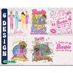 come on barbie let's go party png, barbie shirt, barbie doll png, barbie girls, party girls shirt, birthday party