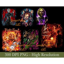 horror characters png, horror friends png, halloween character png, horror bundle png, horror movie png, halloween png,