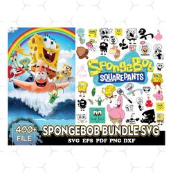 400 files spongebob bundle svg, cartoon svg