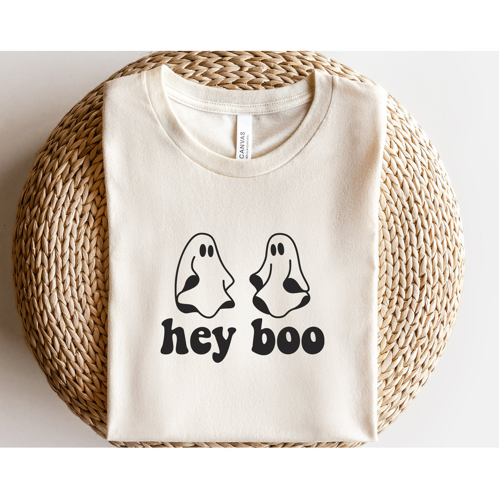 Hey Boo svg, Ghost svg, Spooky vibes svg, Retro Halloween shirt svg, Halloween quote svg, Spooky season svg, Funny Fall quote svg - 1.jpg
