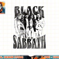 official black sabbath group photo png, sublimation copy