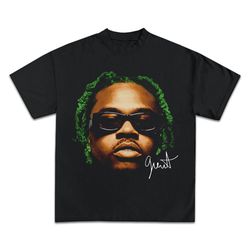gunna t-shirt , rap tee concert merch drip season 3 ysl wunna free young thug thugger slime season , rare hip hop graphi