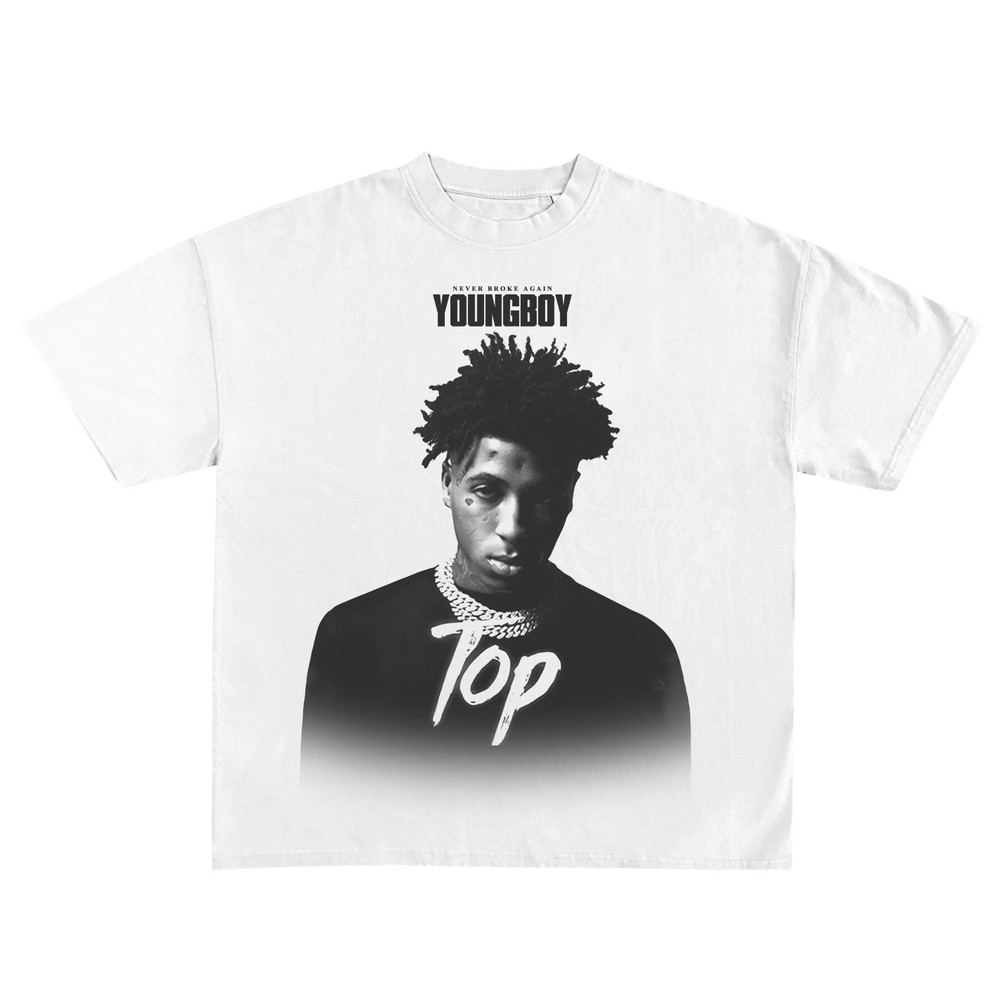NBA YOUNGBOY T-SHIRT Rare Album Merch Concert Tour Tee Rap Hip Hop Never Broke Again Music Young Money - 1.jpg