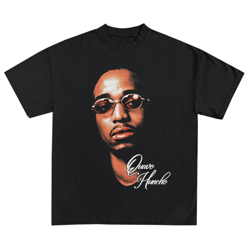 QUAVO HUNCHO T-SHIRT The Migos Tour Rap Tee Concert Style Merch Takeoff Offset Rare Travis Scott Young Thug - 1.jpg