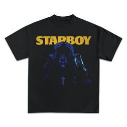the weeknd t-shirt , starboy concert album tour merch tour rap tee , octobers very own xo rare face graphic travis drake