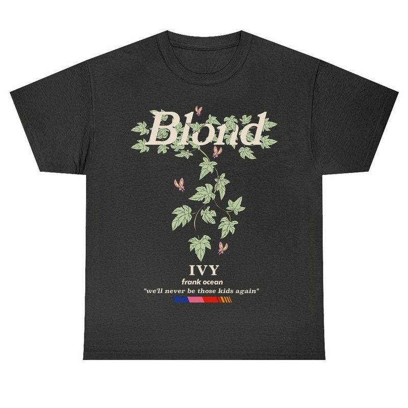 Frank Ocean BLOND IVY Short Sleeve Front Design T Shirt blond album blonded music gift cool gift ideas - 2.jpg