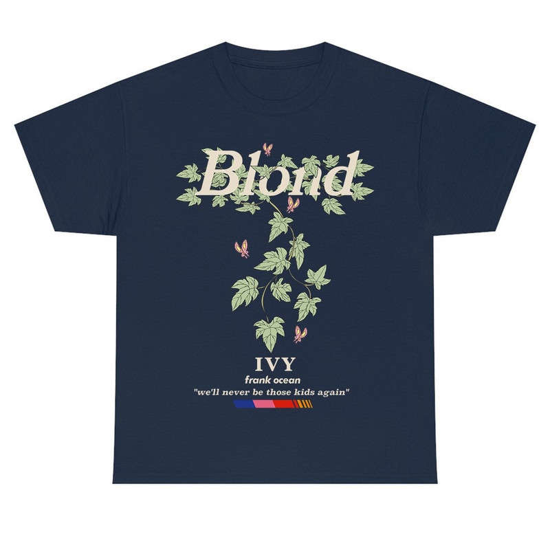 Frank Ocean BLOND IVY Short Sleeve Front Design T Shirt blond album blonded music gift cool gift ideas - 5.jpg
