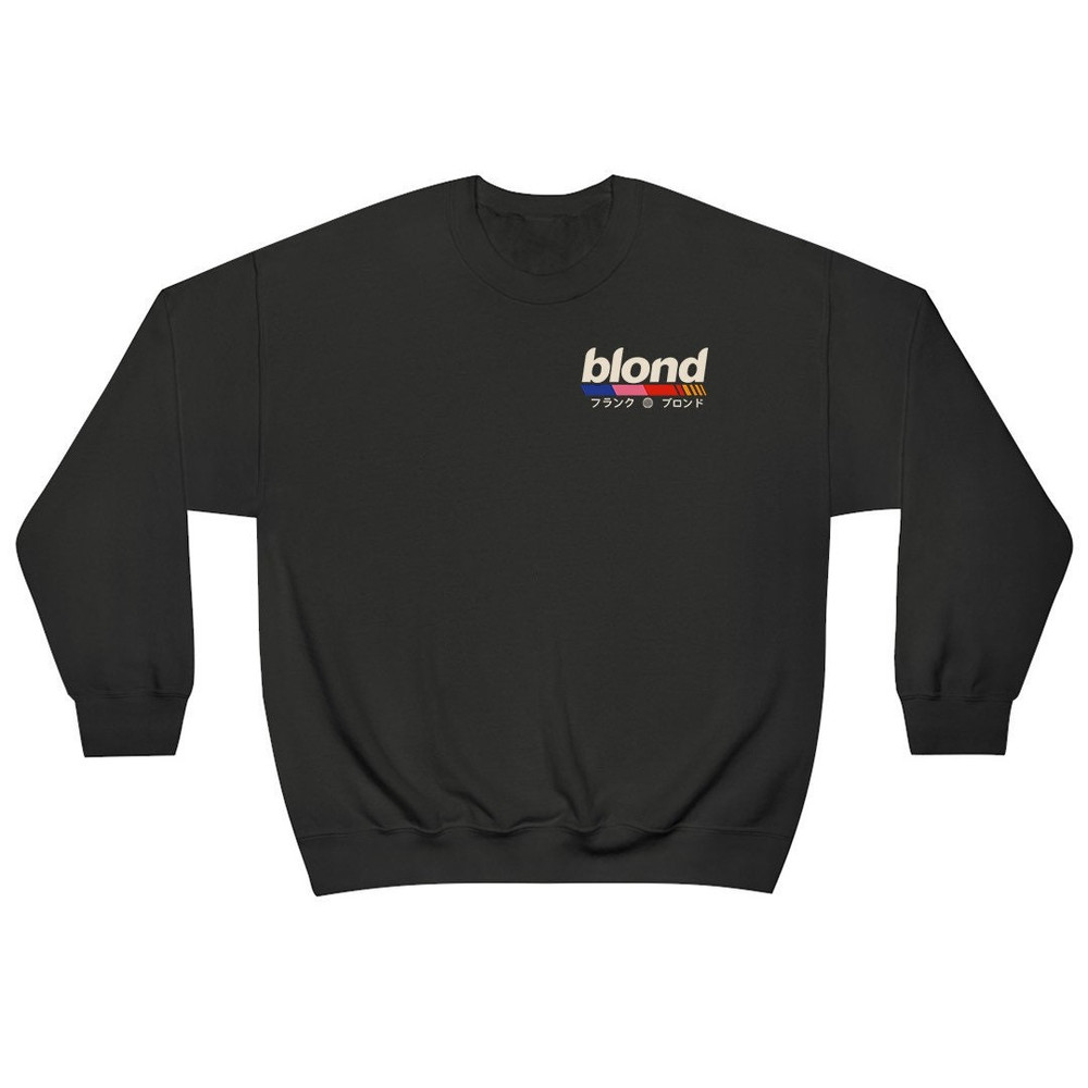 Frank Ocean BLOND NIGHTS Sweatshirt front & back design blond album blonded music gift cool gift ideas - 3.jpg