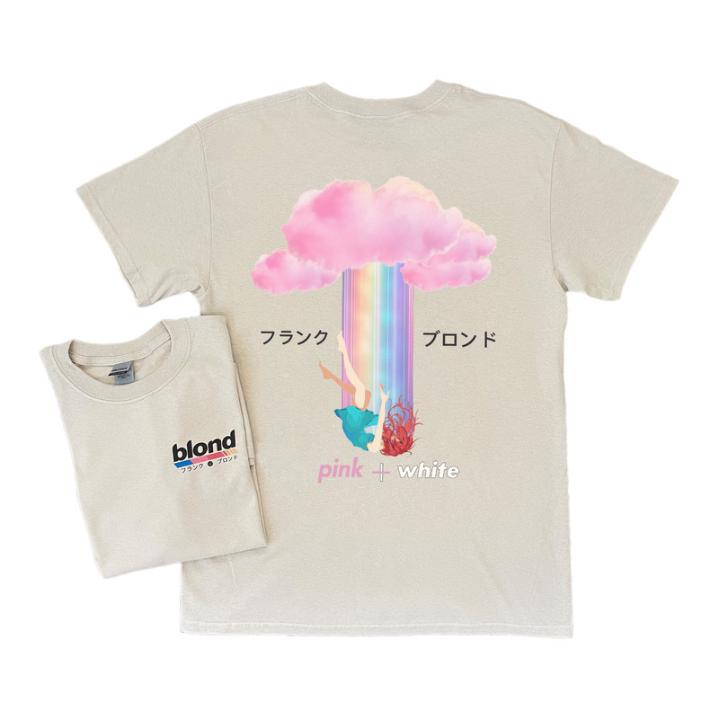 Frank Ocean BLOND PINK + WHITE Short Sleeve T Shirt Blond t shirt Gift Music Vintage look Trends Original design - 1.jpg