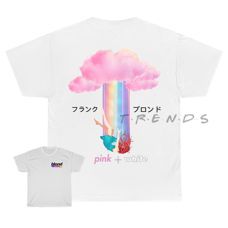 Frank Ocean BLOND PINK + WHITE Short Sleeve T Shirt Blond t shirt Gift Music Vintage look Trends Original design - 2.jpg