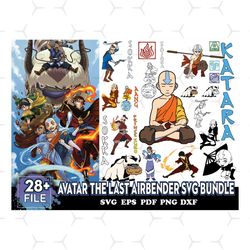 avatar the last airbender svg bundle, aang svg, avatar svg