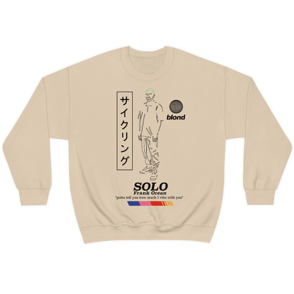 Frank Ocean BLOND SOLO Sweatshirt blond album blonded music gift cool gift ideas Trends Exclusive - 1.jpg