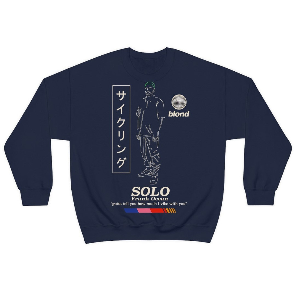 Frank Ocean BLOND SOLO Sweatshirt blond album blonded music gift cool gift ideas Trends Exclusive - 5.jpg