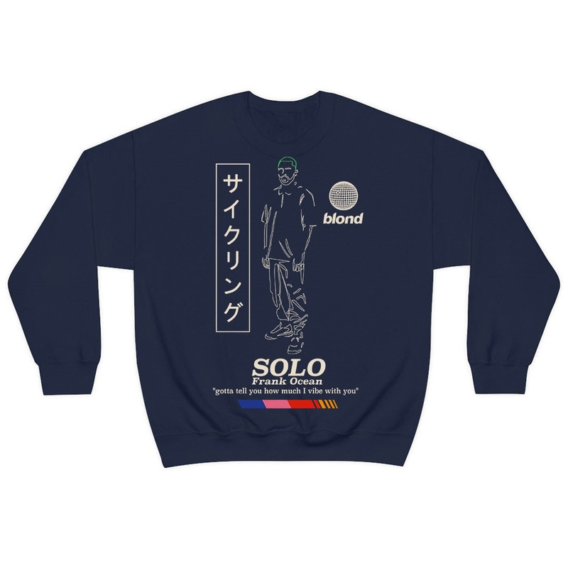 Frank Ocean BLOND SOLO Sweatshirt blond album blonded music gift cool gift ideas Trends Exclusive - 5.jpg