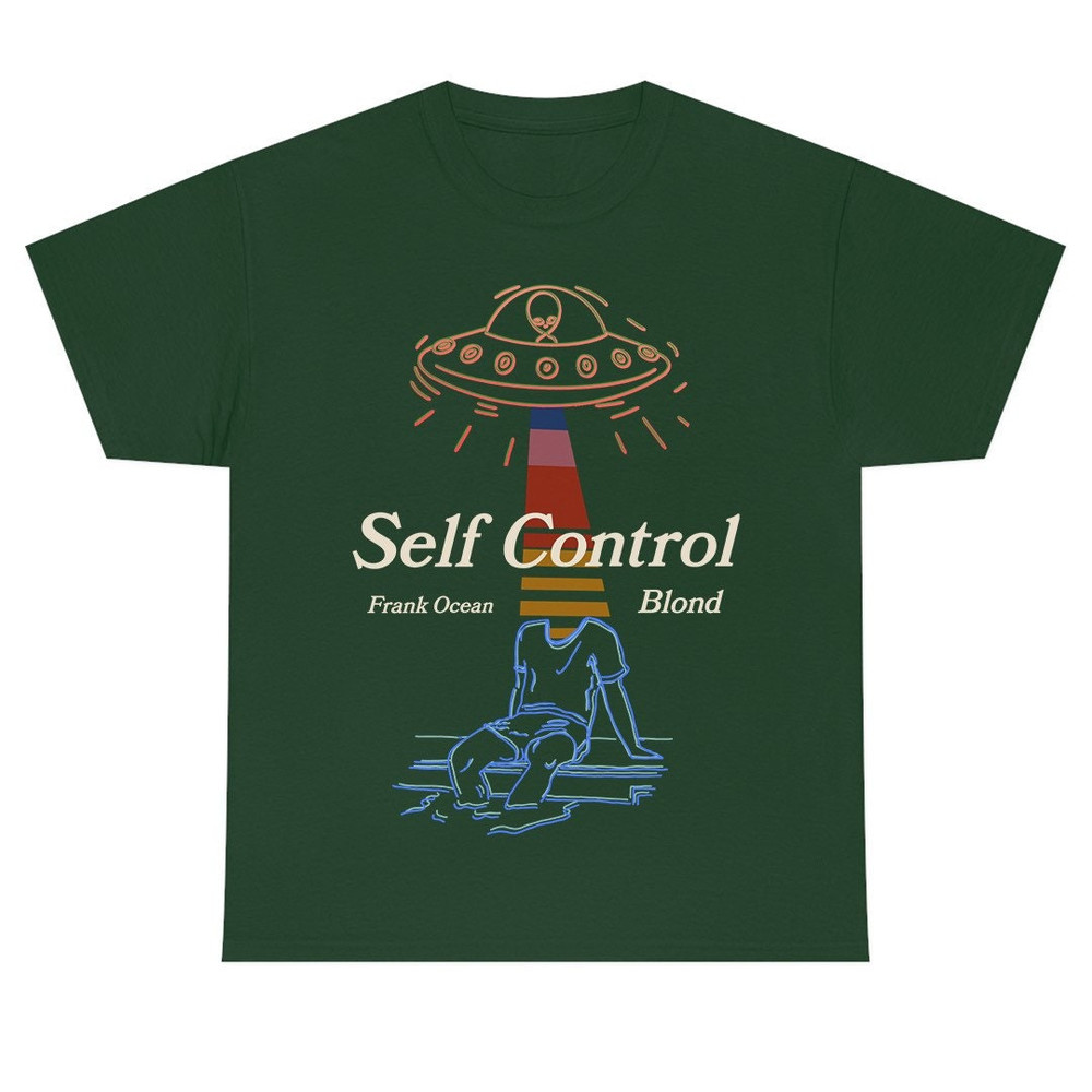 Frank Ocean BLOND UFO Self Control Short Sleeve Shirt blond album music gift vintage style tee Blonded Trends Original Design - 4.jpg