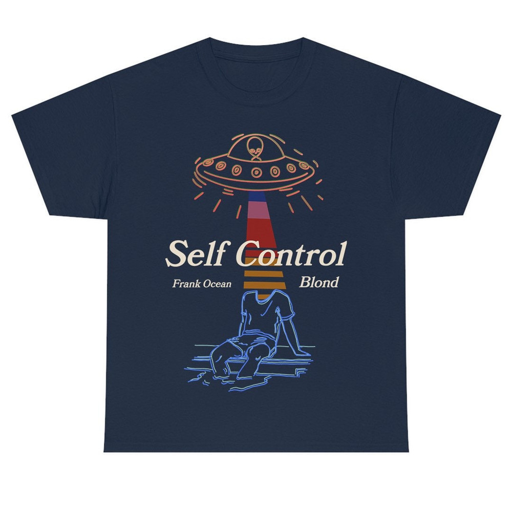 Frank Ocean BLOND UFO Self Control Short Sleeve Shirt blond album music gift vintage style tee Blonded Trends Original Design - 5.jpg