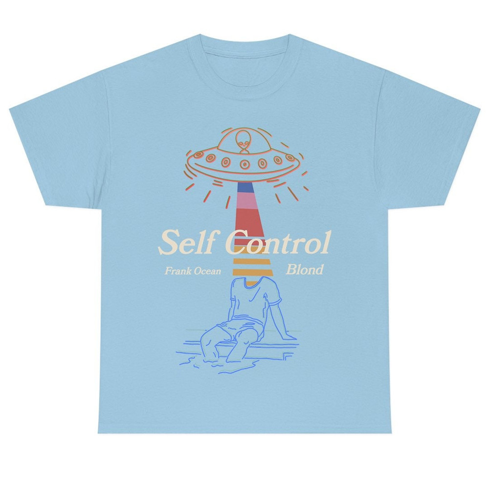 Frank Ocean BLOND UFO Self Control Short Sleeve Shirt blond album music gift vintage style tee Blonded Trends Original Design - 6.jpg
