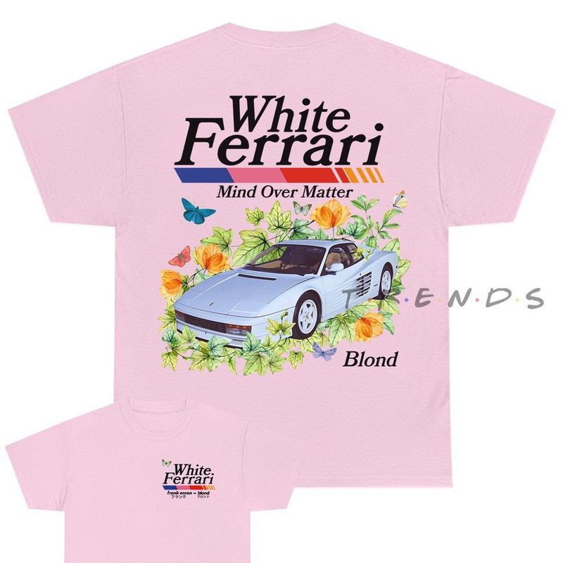 Frank Ocean BLOND WHITE FERRAR! Plants Short Sleeve Shirt blond album music gift vintage style tee Blonded Trends Original Design - 7.jpg