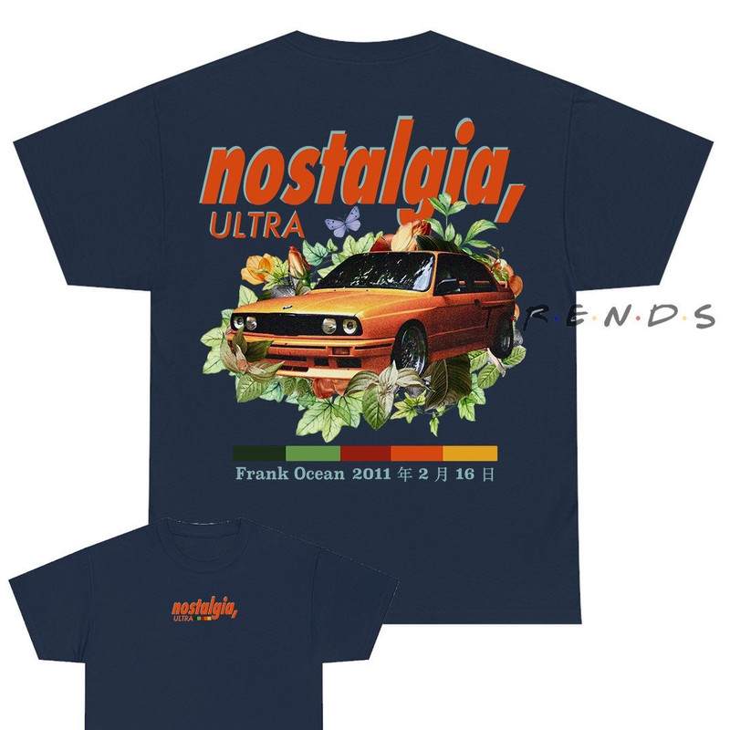 NOSTALGIA ULTRA Front & Back Design Short Sleeve Shirt blond album music gift vintage style tee Blonded Trends Original Design - 7.jpg