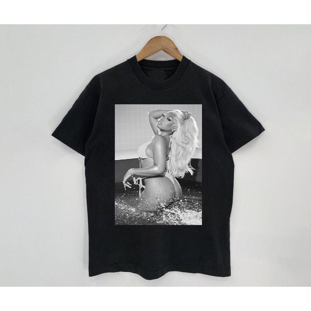 Black And White Megan Sexy Shirt, Megan Aesthetic T-Shirt, Megan Shirt, All Star Music RnB Hiphop Rapper Shirt, Gift For Fans - 1.jpg