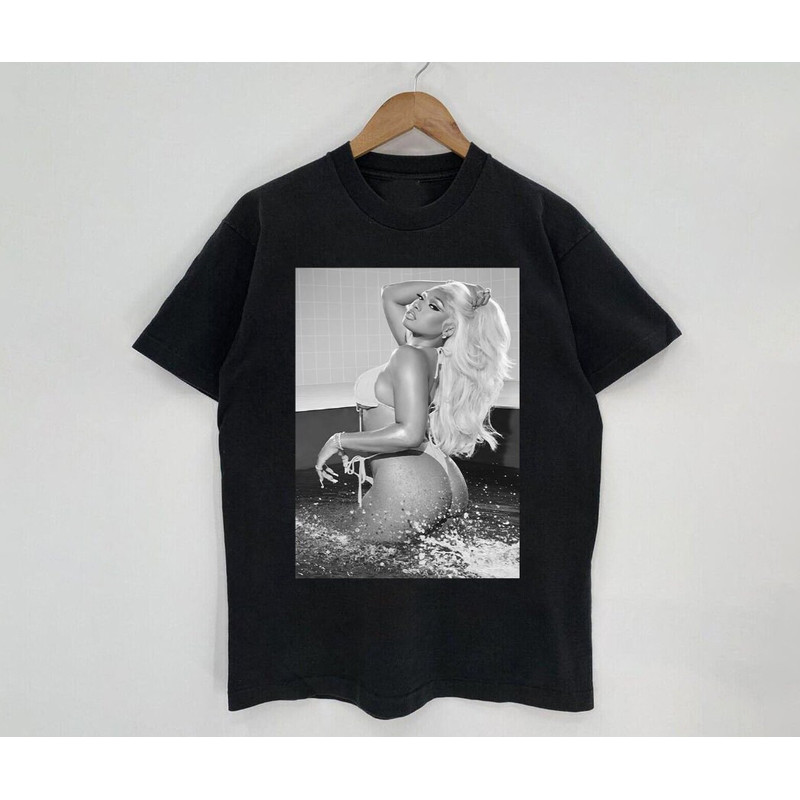 Black And White Megan Sexy Shirt, Megan Aesthetic T-Shirt, Megan Shirt, All Star Music RnB Hiphop Rapper Shirt, Gift For Fans - 1.jpg