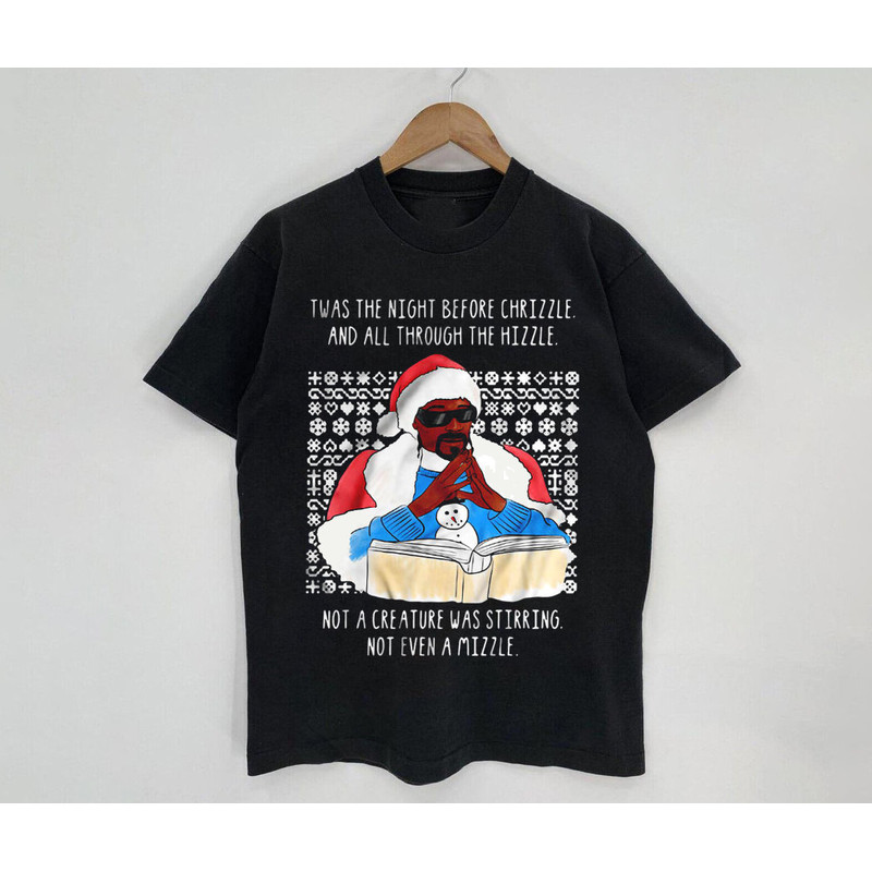 Funny Snoop Ugly Classic Shirt, Rapper Snoop Christmas T Shirt, Snoop Unisex Black Shirt, Rap Hiphop Music Shirt, Happy Christmas Shirt - 1.jpg