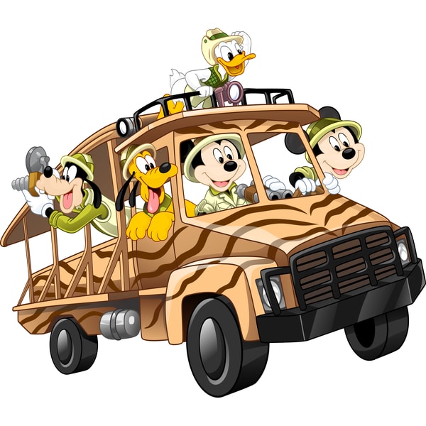 Mickey Mouse PNG, Mickey Safari Clipart, Mickey Safari PNG D | Inspire ...