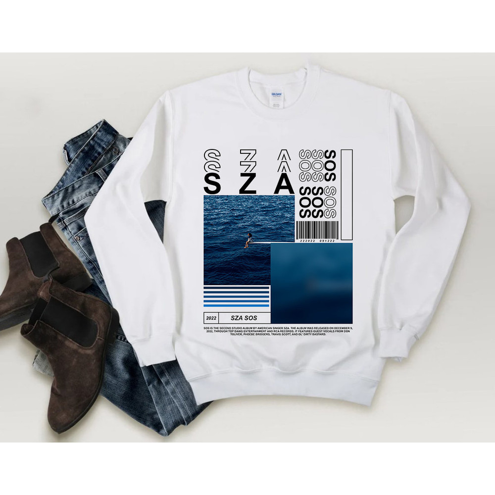 HOT SZA Concert Sweatshirt, Sza Team White Sweatshirt, Sza Album Sweatshirt, Music RnB Singer Rapper Sweatshirt, Gift For Fans - 1.jpg