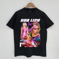 hot vintage lipa shirt, lipa vintage 90s t-shirt, lipa unisex black shirt, music rnb shirt, inspired bootleg style, gift