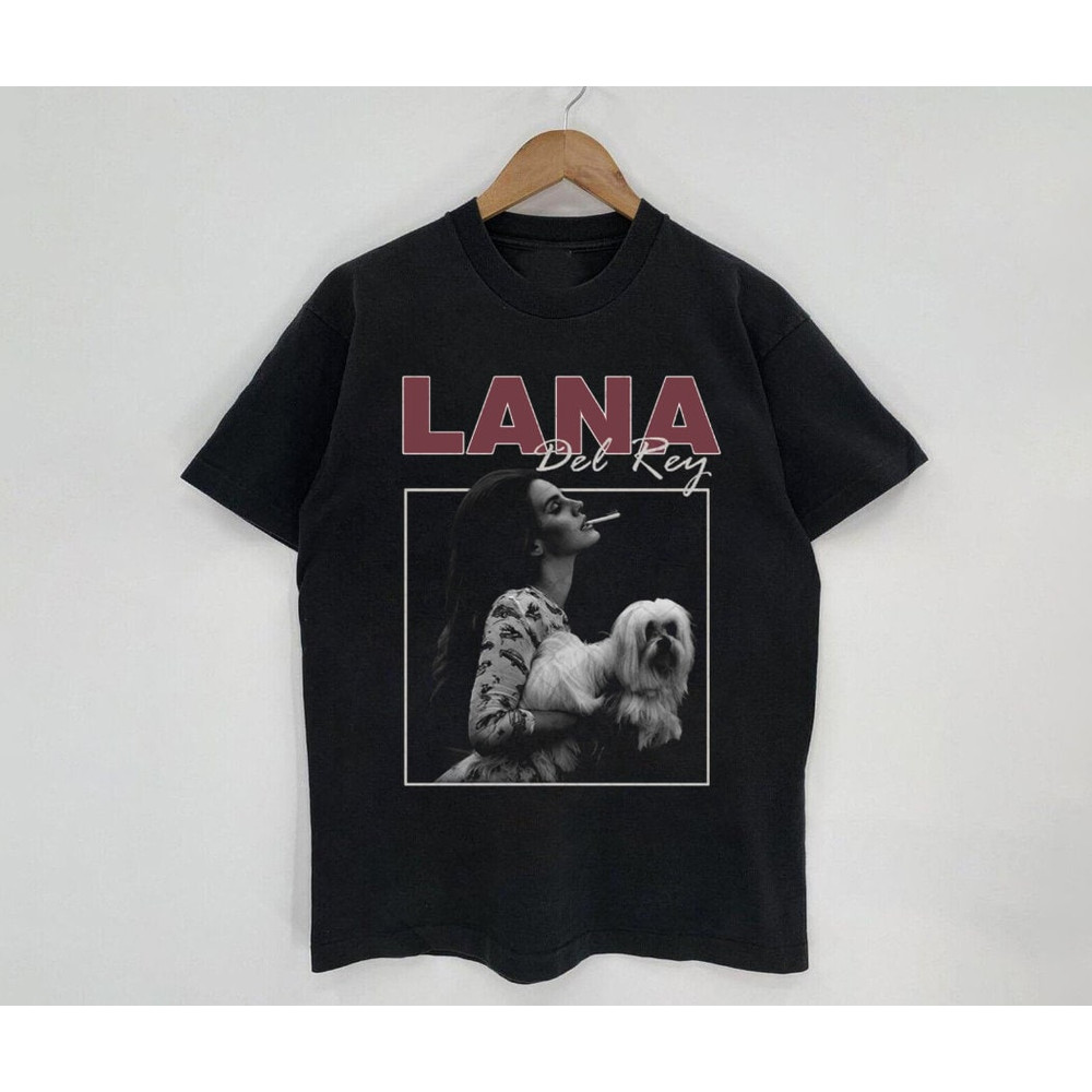 Lana And Pet Vintage Shirt, Lana Bootleg 90s Black T-Shirt, Lana Classic Shirt, Music RnB Singer Shirt, Gift For Fans, Vintage Style Shirt - 1.jpg