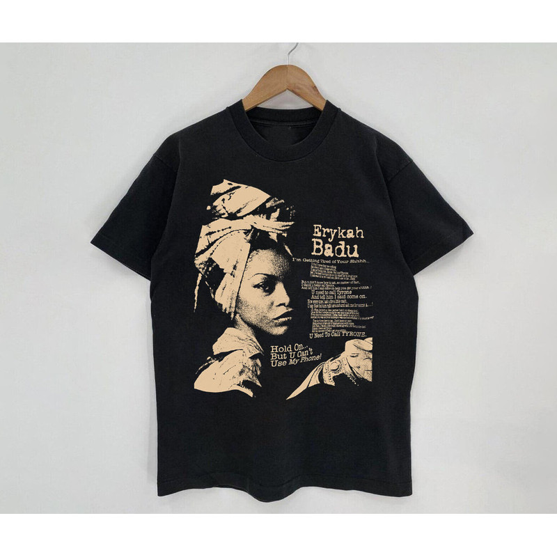 LIMITED Erykah Vintage 90s Black Shirt, Erykah Retro T- Shirt, Erykah Shirt, America Album Singer Music T-shirt, Concert Fans Shirt - 1.jpg