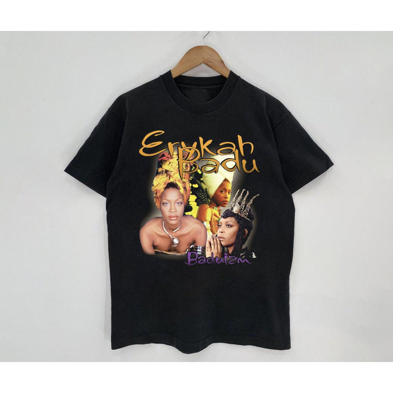 NEW Erykah Vintage Black Shirt, Erykah Tour 2023 Shirt, Erykah Shirt, America Album Singer T-shirt, Concert Fans Shirt - 1.jpg