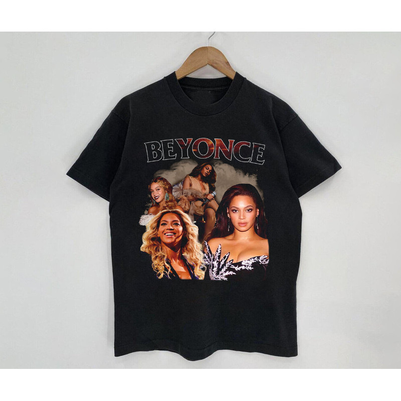 Singer Beyonce Vintage 90s Shirt, Retro Beyonce Unisex Black T-Shirt, Beyonce Shirt, New Album T-shirt, Music T-Shirt, Concert Fan Shirt - 1.jpg