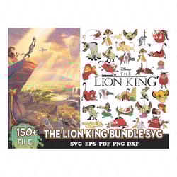 150 files the lion king bundle svg, simba svg