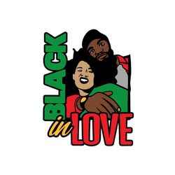 african american couple black in love svg