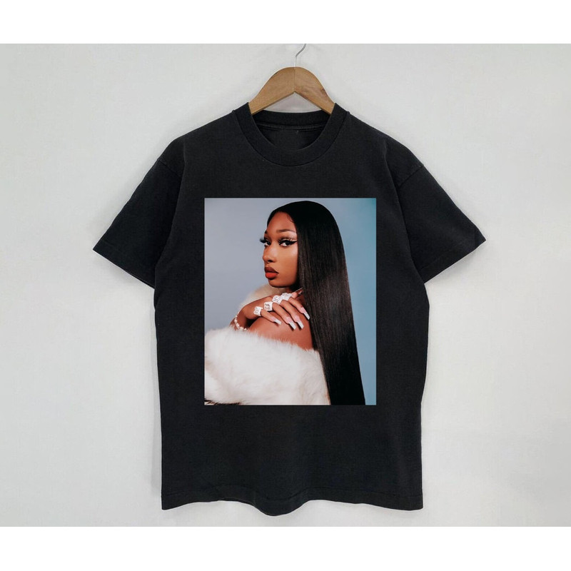 NEW Megan Aesthetic Shirt, Megan Black T-Shirt, Megan Shirt, Music RnB Hiphop Rapper Shirt, Gift For Fan, Vintage Style Shirt - 1.jpg