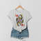 Queen of Hearts Oversized Graphic Tee Shirt for Women tshirt Women's T-Shirt Vintage Feminist Tee Playing Cards Gift for her (A) - 3.jpg