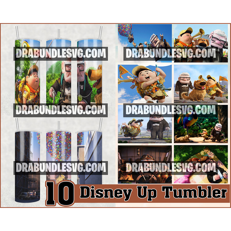 10 UP Cartoon 20oz Skinny Straight&Tapered Designs,Cartoon Sublimation tumbler design,Cartoon Tumbler design,Cartoon PNG.jpg