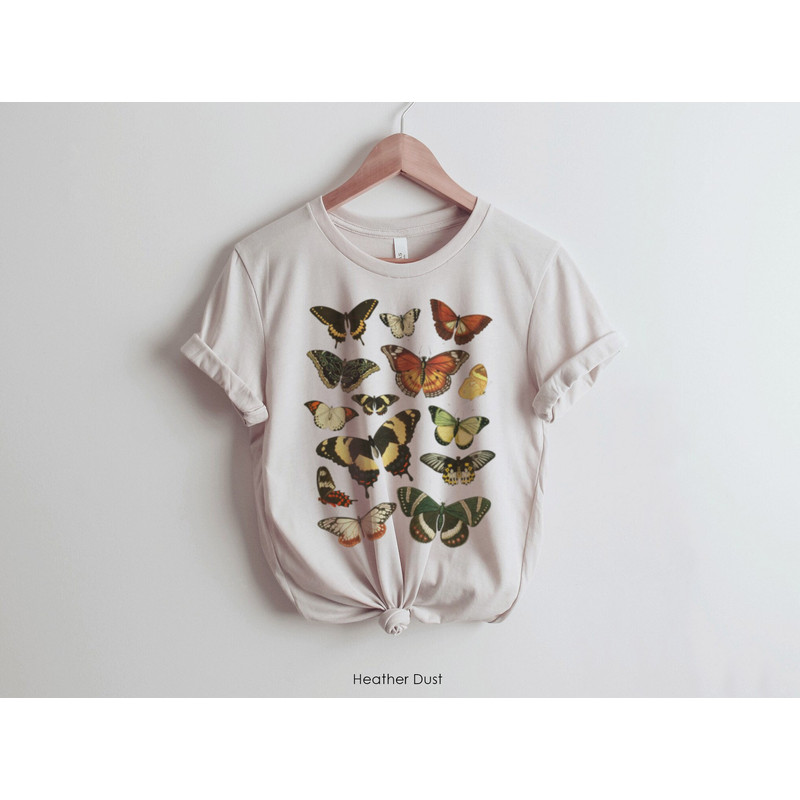 Vintage Style Butterfly Graphic Tee Shirt for Women Oversized T-Shirt Boho Shirt Monarch Butterfly Lover Shirt T-Shirt Gift - 1.jpg