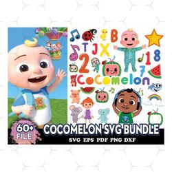 60 files cocomelon svg bundle, cocomelon svg
